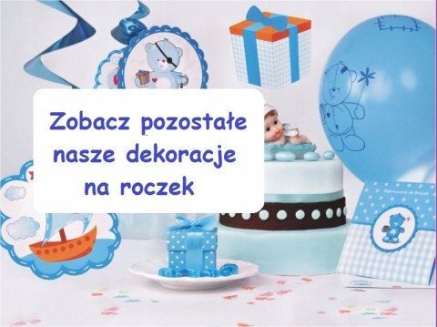 Girlanda ozdoba flagi na pierwsze urodziny roczek Girlanda ozdoba flagi na pierwsze urodziny roczek