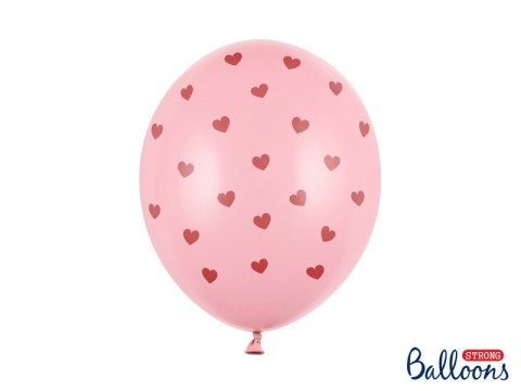 Balony 30 cm, Serca, Pastel Baby Pink (1 op. / 6 szt.) Balony 30 cm, Serca, Pastel Baby Pink (1 op. / 6 szt.)