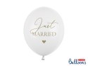 Balony 30cm, Just Married, P. Pure White (1 op. / 6 szt.) Balony 30cm, Just Married, P. Pure White (1 op. / 6 szt.)