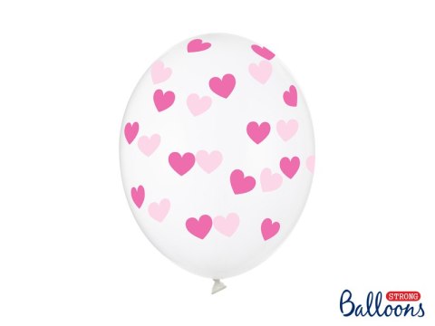 Balony 30cm, Serduszka, Crystal Clear (1 op. / 6 szt.) Balony 30cm, Serduszka, Crystal Clear (1 op. / 6 szt.)