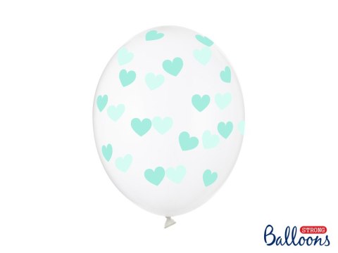 Balony 30cm, Serduszka, Crystal Clear (1 op. / 6 szt.) Balony 30cm, Serduszka, Crystal Clear (1 op. / 6 szt.)