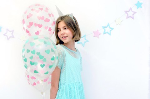 Balony 30cm, Serduszka, Crystal Clear (1 op. / 6 szt.) Balony 30cm, Serduszka, Crystal Clear (1 op. / 6 szt.)