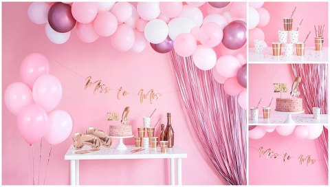 Balony na wieczór panieński rosegold z konfetti 15 Balony na wieczór panieński rosegold z konfetti 15