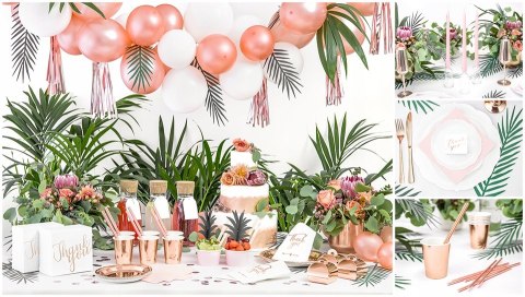 Balony na wieczór panieński rosegold z konfetti 15 Balony na wieczór panieński rosegold z konfetti 15