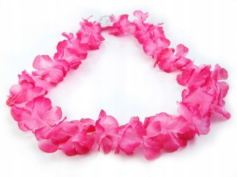 Naszyjnik hawajski różowy kwiaty hawajskie ALOHA Naszyjnik hawajski różowy kwiaty hawajskie ALOHA