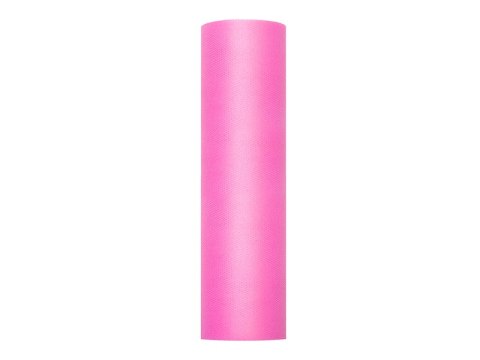 Tiul gładki, sztywny, g. róż, 0,3 x 50m (1 szt. / 50 mb.) Tiul gładki, sztywny, g. róż, 0,3 x 50m (1 szt. / 50 mb.)