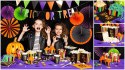 Balony girlanda dynia baner na Halloween ZESTAW XL Balony girlanda dynia baner na Halloween ZESTAW XL