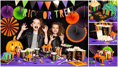 Balony girlanda dynia baner na Halloween ZESTAW XL Balony girlanda dynia baner na Halloween ZESTAW XL