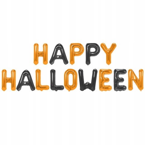 Balony girlanda dynia baner na Halloween ZESTAW XL Balony girlanda dynia baner na Halloween ZESTAW XL