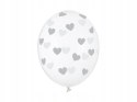 Balony serca srebrny napis LOVE na Walentynki Ślub Balony serca srebrny napis LOVE na Walentynki Ślub