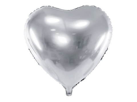 Balony serca srebrny napis LOVE na Walentynki Ślub Balony serca srebrny napis LOVE na Walentynki Ślub