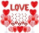 Stojak balon serce ozdoby napis LOVE na Walentynki Stojak balon serce ozdoby napis LOVE na Walentynki