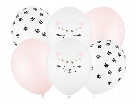 Balony w kotki dekoracje z kotami urodziny 10szt. Balony w kotki dekoracje z kotami urodziny 10szt.