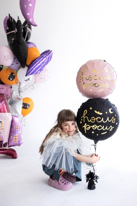 Balon Hocus Pocus, 45 cm, różowy Balon Hocus Pocus, 45 cm, różowy