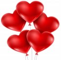 Balony serca girlanda Dekoracje na WALENTYNKI 20el Balony serca girlanda Dekoracje na WALENTYNKI 20el