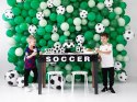 Dekoracje z piłką nożną balony GOAL kurtyna ZESTAW