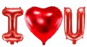 Napis Kocham Cię balony I LOVE U ozdoby WALENTYNKI Napis Kocham Cię balony I LOVE U ozdoby WALENTYNKI