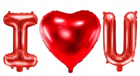 Napis Kocham Cię balony I LOVE U ozdoby WALENTYNKI Napis Kocham Cię balony I LOVE U ozdoby WALENTYNKI