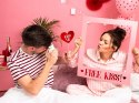 Napis Kocham Cię balony I LOVE U ozdoby WALENTYNKI Napis Kocham Cię balony I LOVE U ozdoby WALENTYNKI