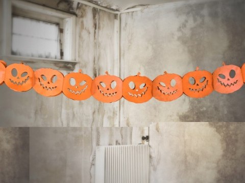 Girlanda dynie zestaw balony pajęczyna Halloween Girlanda dynie zestaw balony pajęczyna Halloween