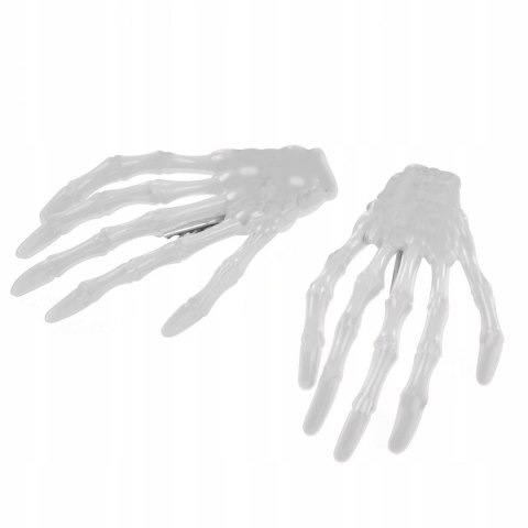 Spinki kości szpony szkieletora strój Halloween x2 Spinki kości szpony szkieletora strój Halloween x2