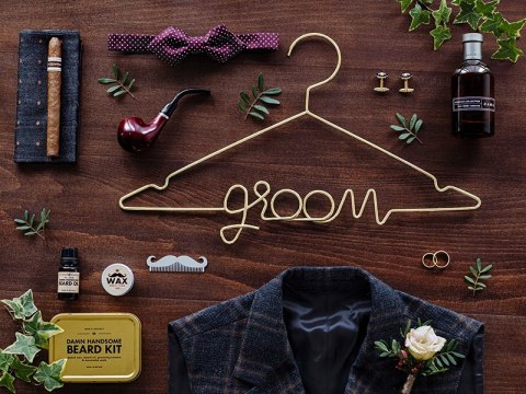 Wieszak Pan Młody Groom gadżety wieczór kawalerski Wieszak Pan Młody Groom gadżety wieczór kawalerski
