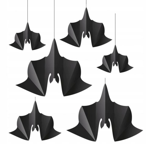 Dekoracje na Halloween pajęczyna balony nietoperze Dekoracje na Halloween pajęczyna balony nietoperze