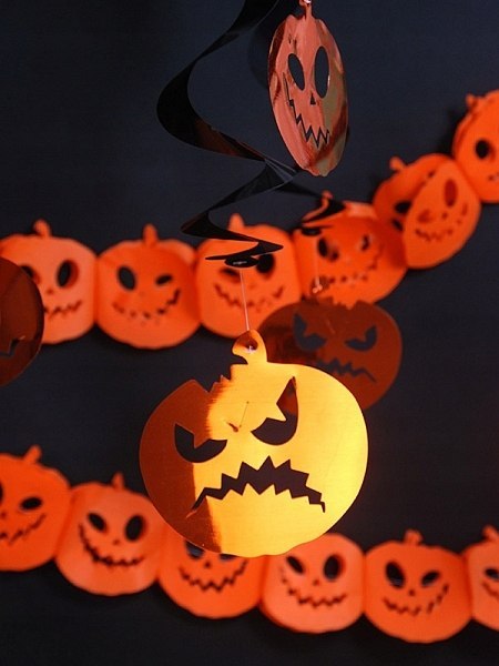 Zestaw Halloween balony baner dekoracje dynia HEL Zestaw Halloween balony baner dekoracje dynia HEL