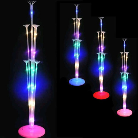 Stojak LED do balonów na balony urodziny roczek XL Stojak LED do balonów na balony urodziny roczek XL